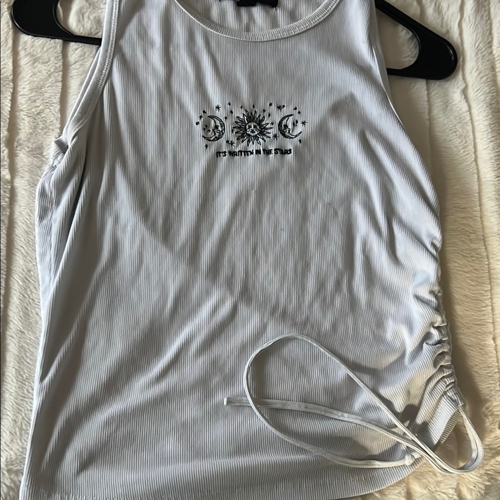 White Sleeveless Women's Top